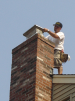 Repaired Chimney with Cap - Call All Sweep Chimney Service - Springfield Missouri - 417-888-0281